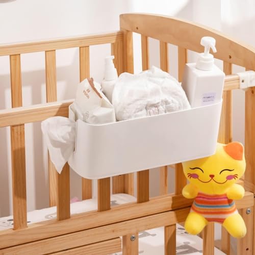 Bunk Bed Shelf with Shelf and Bedside Caddy for Dorm and Loft Bed Rails