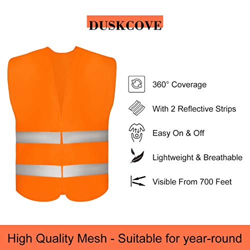 10 Pack High Visibility Safety Vest for Traffic Work