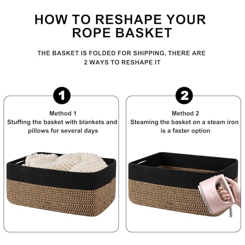 Storage Baskets for Organizing 3 Pack