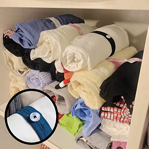 20pcs Adjustable Elastic Clothes Strap for Closet