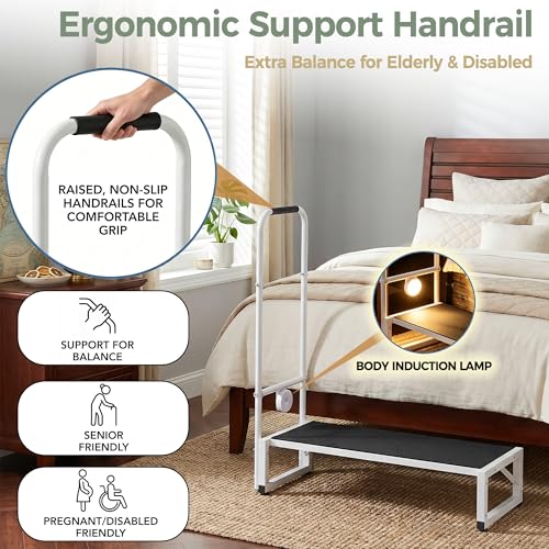 Bed Step Stool for Adults