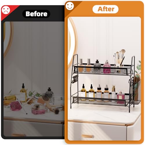 Iron Metal 2 Tier Shelf