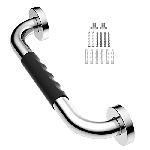 Shower Grab Bar with Rubber Grip