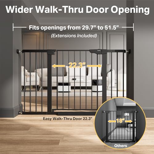 Extra Wide Baby Gate for Stairs