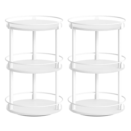 Spice Rack Set of 2 Lazy Susan Organizer