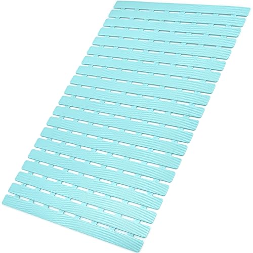 Bath Tub Shower Mat Non Slip Bathtub Mats for Bathroom Shower Floor Mat Bath Mats for Shower Tub Anti Slip Shower Mat with Drain Hole and Large Suction Cups