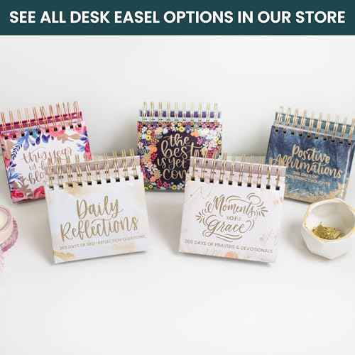 bloom Daily Planners Undated Perpetual Desk Easel