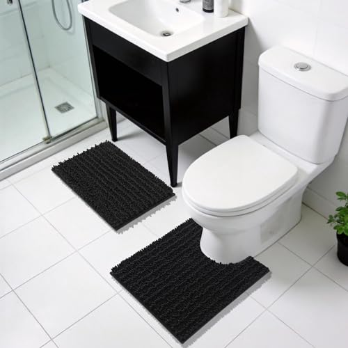 Luxury Bathroom Rug Mat Extra Soft & Absorbent Microfiber Bath Rugs