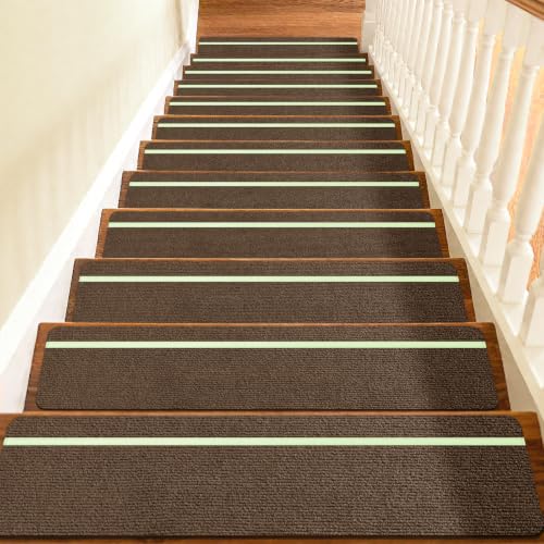 Non Slip Stair Treads for Wooden Steps Indoor