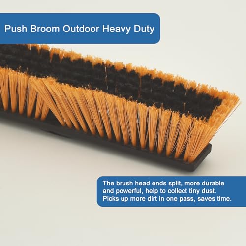 24 Inchs Push Broom Outdoor Heavy Duty