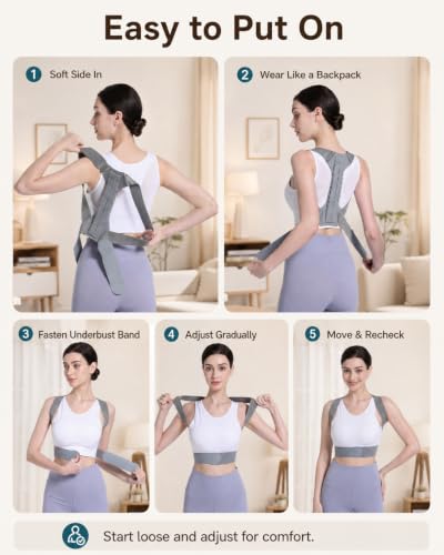 Upper Back Brace Posture Corrector for Women