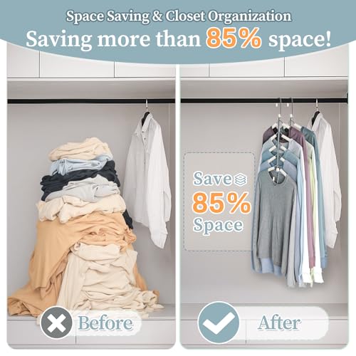 Clothes Hangers Space Saving Shirt Hangers