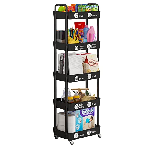 5 Tier Storage Cart