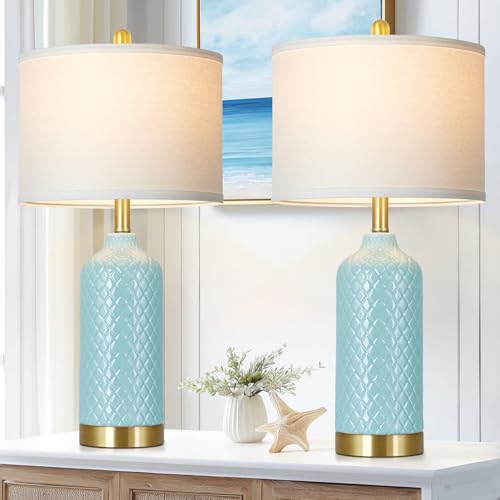 Ceramic Table Lamp Set ot 2