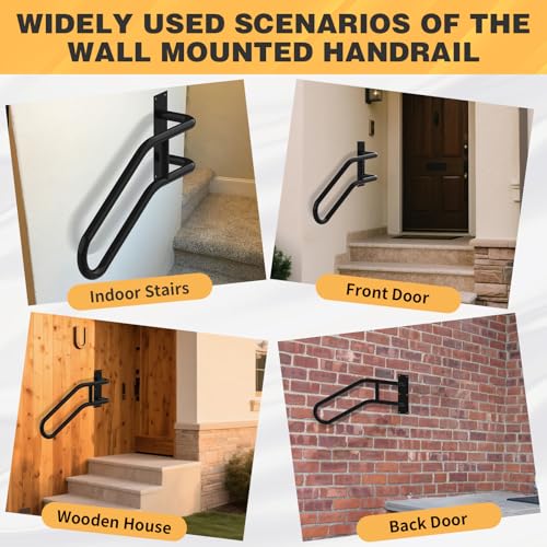 Wall Mount handrail for Outdoor Steps