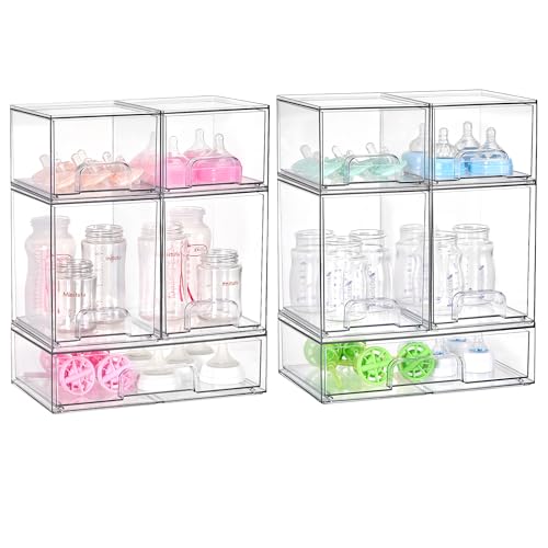 Stackable Storage Drawers Set