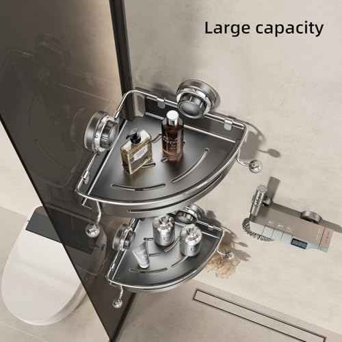 Corner Shower Caddy Suction Cup 1