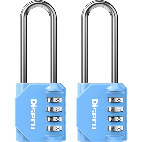 4 Digit Long Shackle Combination Lock