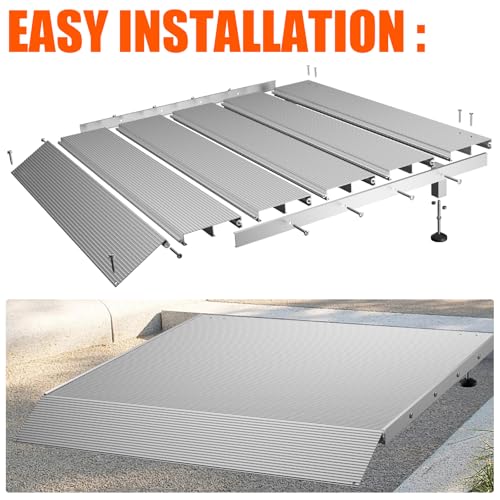 Aluminum Adjustable Threshold Ramp for Wheelchairs
