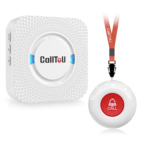Caregiver Pager Wireless Call Button 500+ Feet for Home