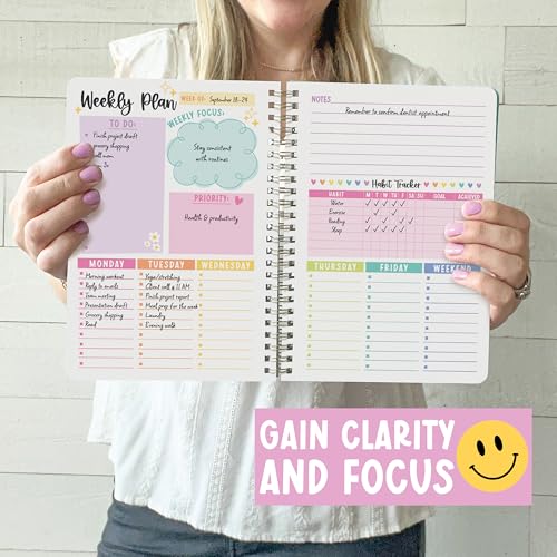 Spiral Weekly Planner Undated