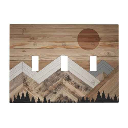 Abstract Marble Ink Texture Grey Marble Print Light Switch Cover Plate 1 Gang No Device Blank Electrical Wall Plates Faceplate Decorative Switch Plate for Bathroom Kitchen Decor