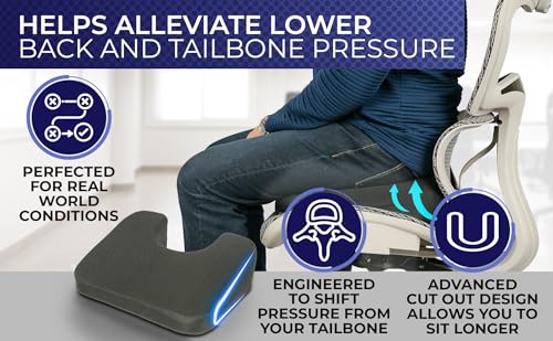 YogiBum Seat Cushion for Lower Back Relief