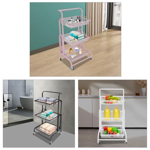 3 Tier Rolling Utility Cart with Wheels