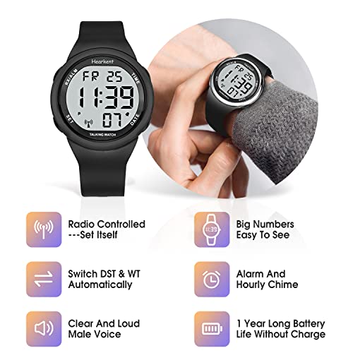Atomic Talking Watch Sets Itself for Visually Impaired or Seniors