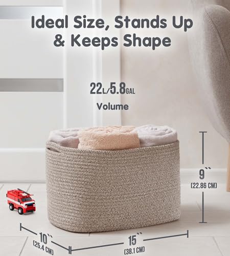 Cotton Rope Baskets for Organizing