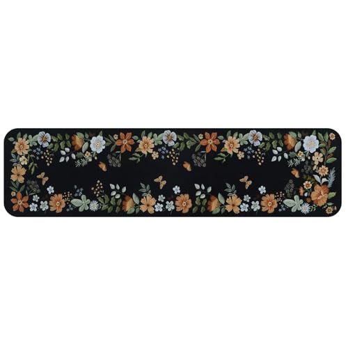 Stair Treads Non Slip Floral Stair Runner