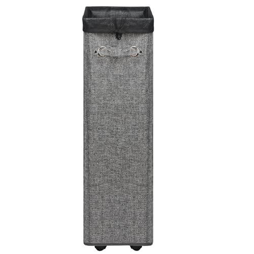 Rolling Laundry Basket Hamper on Wheels