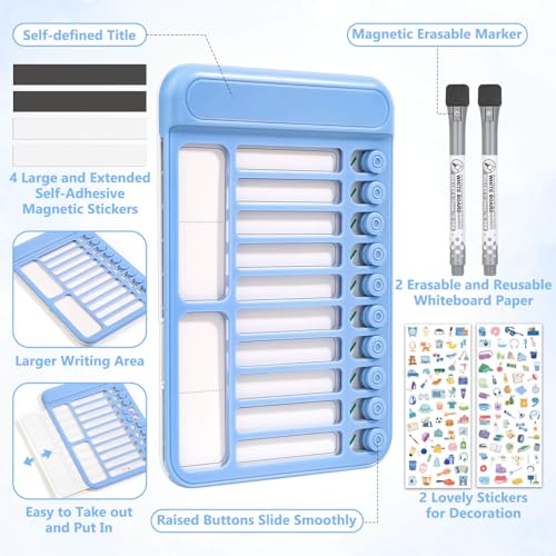 Dry Erase Chore Chart Chore Checklist Slider to Do List Board