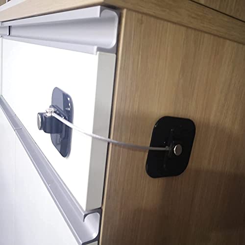No Drill Cabinet Locks with Key