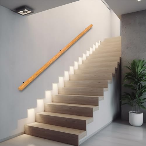 Wood Stair Handrails Wall Mount