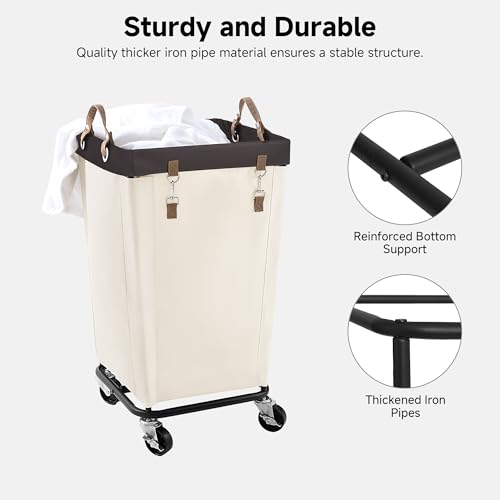 Laundry Hamper with Wheels