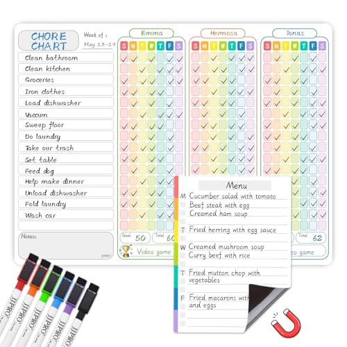 Magnetic Chore Chart Planning Board