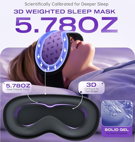 Sleep Mask Headphones Bluetooth 5.4 with 3D Removable Hot & Cold Compress