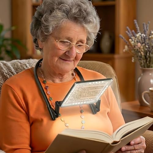 Magnifying Glass with Light for Reading