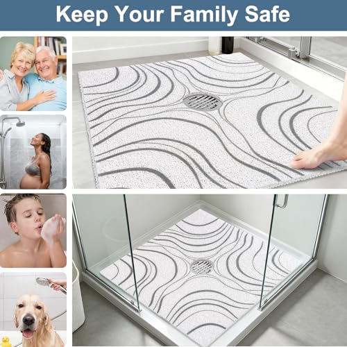 Square Shower Mat Non Slip