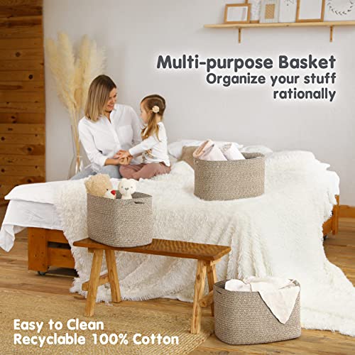 Cotton Rope Baskets for Organizing
