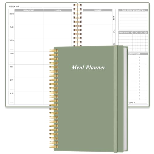 A5 Weekly Meal Planner