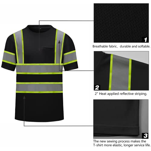 High Visibility Shirts Quick Dry Safety T Shirts