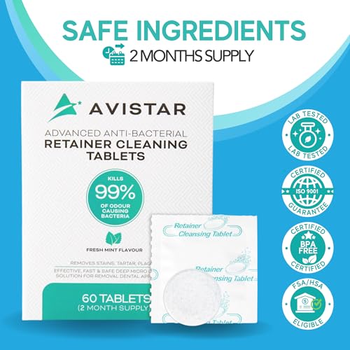 Retainer & Denture Cleaner Tablets
