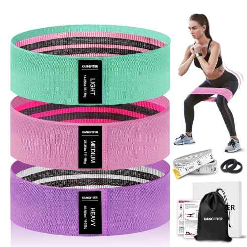 Non Slip Fabric Resistance Bands for Working Out 3 Levels
