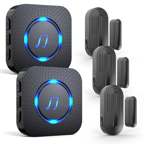 Door Chime Wireless Door Chimes When Door Open Entry for Business