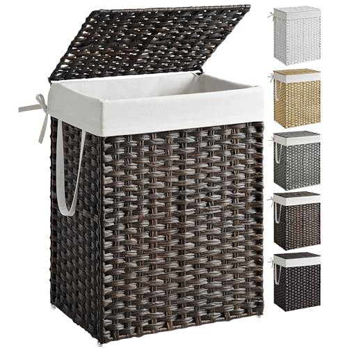 Slim Laundry Hamper with Lid