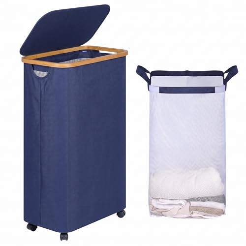 Laundry Basket with Wheels