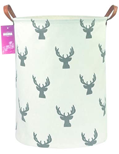 Laundry Hamper Large Canvas Fabric Storage Basket