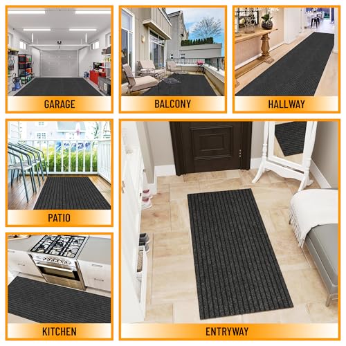 Non Slip Rug with Scraper Pile Durable